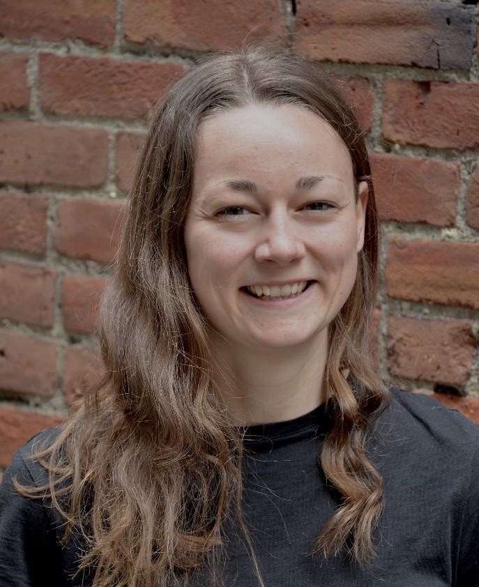 headshot of woman with long hair