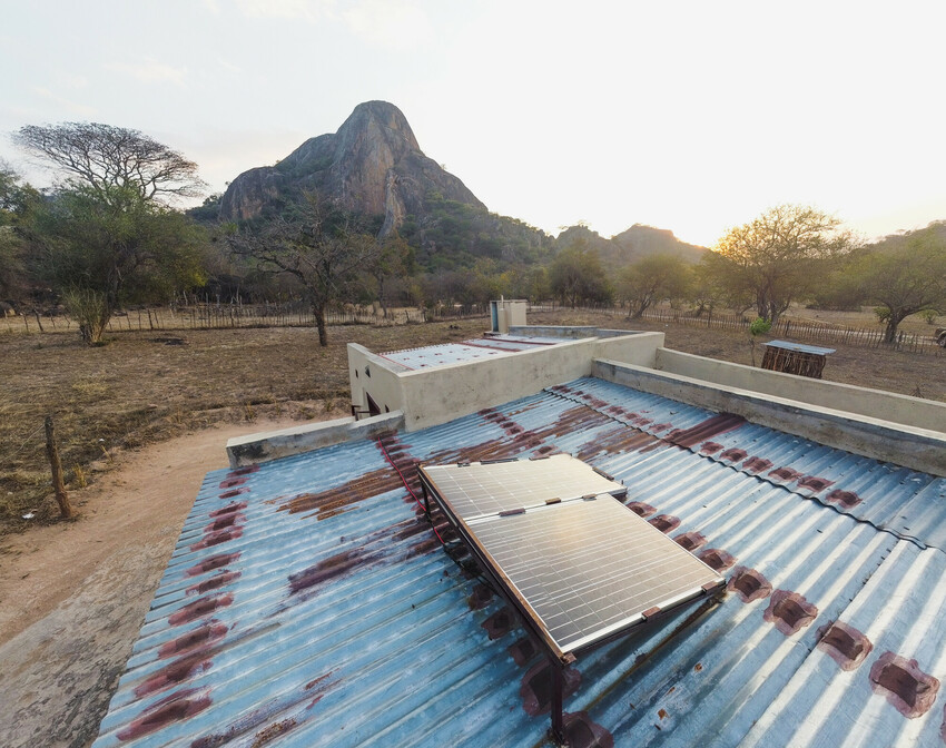 A tin rooftop