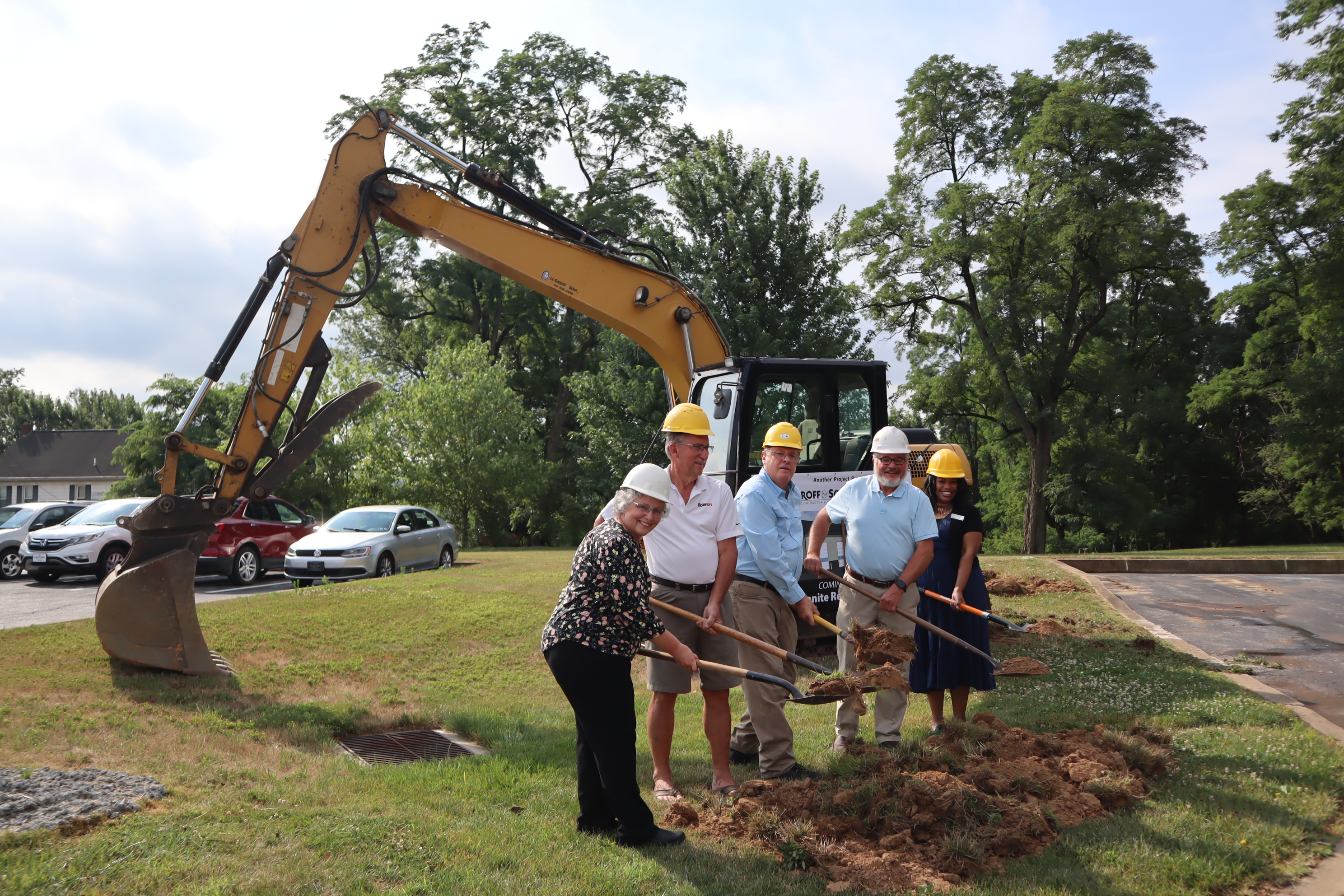 Groundbreaking ceremony for the Ephrata MRC expansion. 