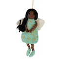 Felt angel ornament from Ten Thousand Villages.