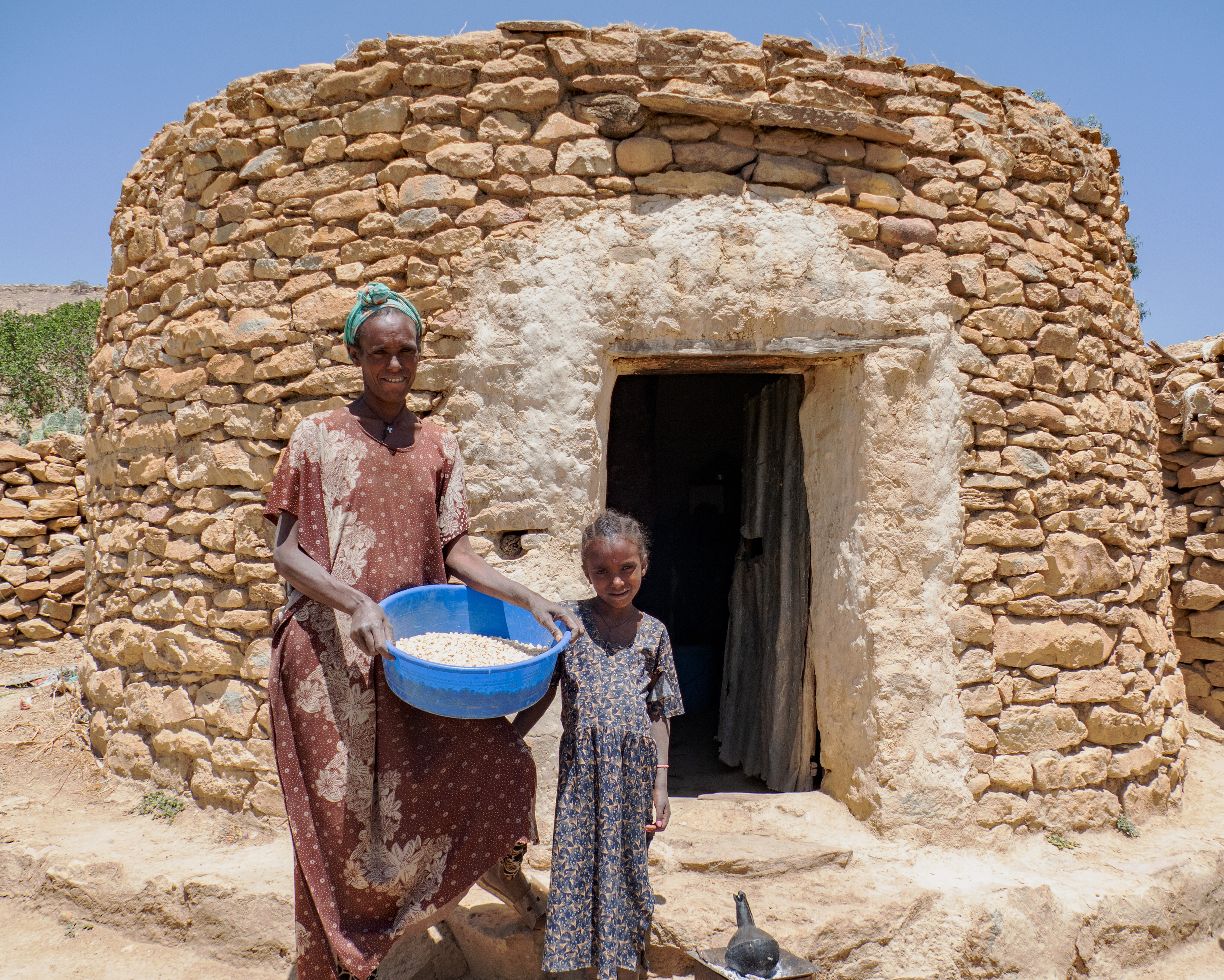 Atsede Tadesse, 46 years old, is a cash transfer beneficiary from Tsigereda, Gera Alta woreda in Ethiopia's Tigray region.