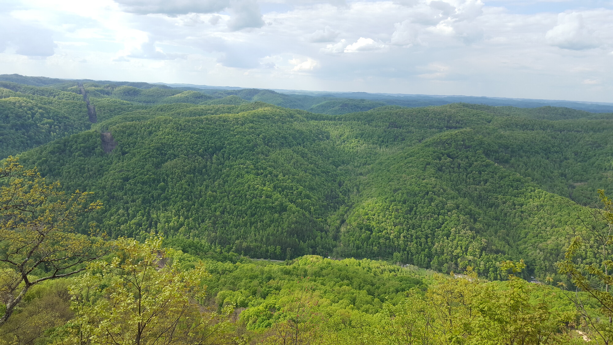 Scenery on Little Shepherd Trail in Harlan County, Kentucky.