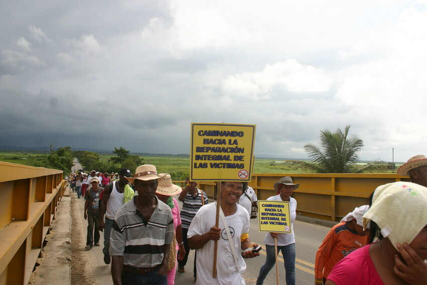 In 2011, Anna Vogt accompanied some 600 people from Mampuján, Colombia, on a 45-mile walk to the city of Cartagena to call attention to their situation as displaced people. “Instead of only being vict