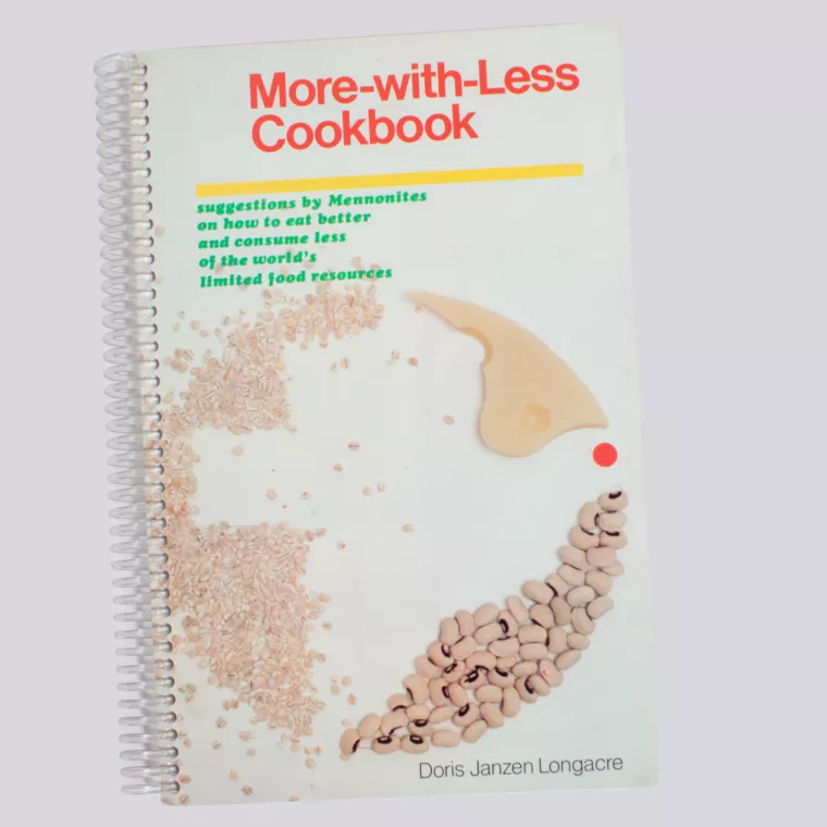 Cover of the More-with-Less Cookbook.