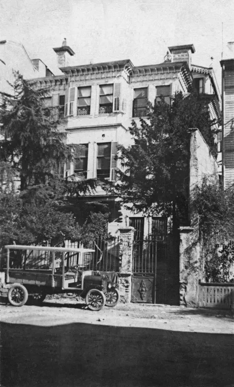 External shot of the Russian Refugee Women's Home in Constantinople