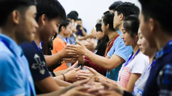 Peace camp participants