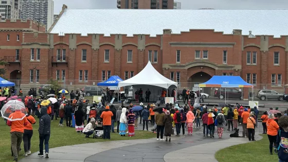 a truth and reconciliation gathering at Parliament Hill